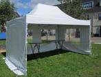 Beige Partytenten, makkelijk op te zetten harmonica systeem, Ophalen, Zo goed als nieuw, Overige