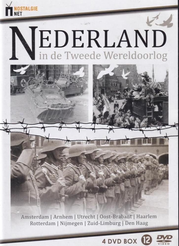 Te koop 4dvdbox nederland in de tweede wereldoorlog (Nieuw), Cd's en Dvd's, Dvd's | Documentaire en Educatief, Oorlog of Misdaad