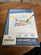 Canson A4 Aquarelpapier - Nieuw!, Hobby en Vrije tijd, Ophalen of Verzenden, Nieuw, Papier, Schets- of Tekenboek