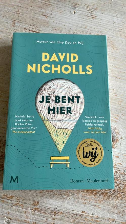 David Nicholls - Je bent hier, Boeken, Literatuur, Zo goed als nieuw, Nederland, Ophalen of Verzenden