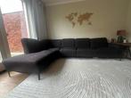 Zwarte Hoekbank 320cm - Defecte Veren lounge gedeelte, Huis en Inrichting, Banken | Bankstellen, Ophalen, Gebruikt, 100 tot 125 cm