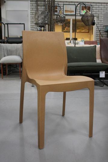 Hippe eetkamerstoel Kraft BIO gerecycled camel naturel 18x beschikbaar voor biedingen