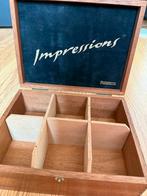 Pickwick Theedoos - Vintage Charme, Ophalen of Verzenden, Zo goed als nieuw, Overige houtsoorten, Minder dan 50 cm