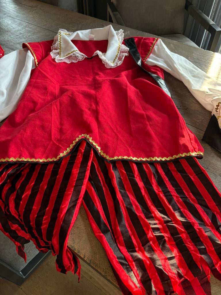 Piratenpak heren, Kleding | Dames, Ophalen of Verzenden, Gedragen, Maat 46/48 (XL) of groter, Carnaval