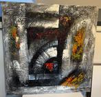 Modern abstract schilderij 1x1 m, Ophalen