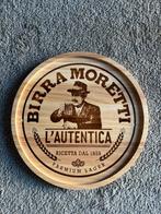Birra Moretti houten reclamebord, Ophalen of Verzenden, Zo goed als nieuw, Reclamebord, Plaat of Schild, Overige merken
