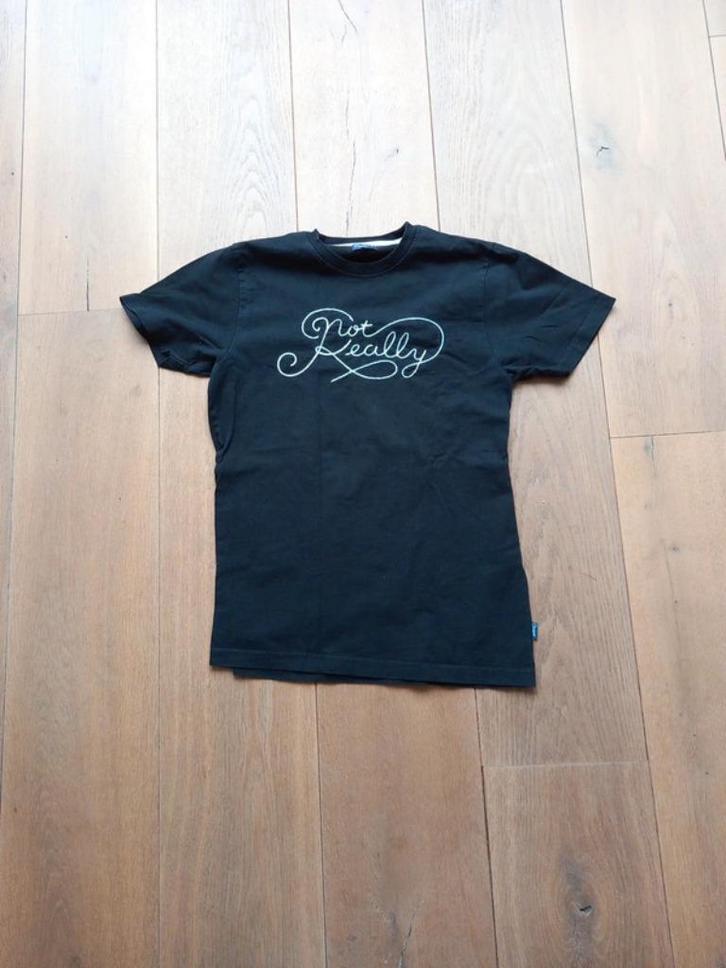 Zwart t-shirt van Ceizer. Maat S, Kleding | Heren, T-shirts, Zo goed als nieuw, Maat 46 (S) of kleiner, Zwart, Ophalen of Verzenden