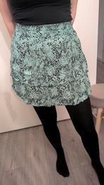 Rokje groen/mint zwart 
Panterprint
Distrikt Norrebro, Kleding | Dames, Ophalen of Verzenden, Zo goed als nieuw, Maat 36 (S), Boven de knie