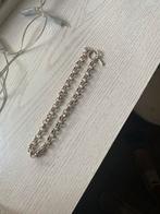 Mkm zilverkleurige ketting zoals op foto’s, Sieraden, Tassen en Uiterlijk, Ophalen of Verzenden, Gebruikt, Zilver