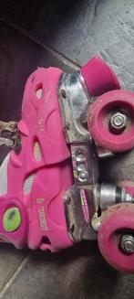 Roze kinder rolschaatsen - Maat verstelbaar, Ophalen of Verzenden, Verstelbaar, Gebruikt, Dames