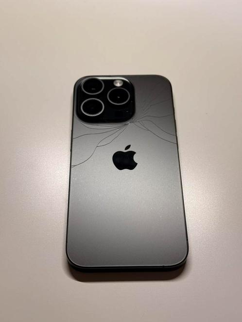 Iphone 15 Pro 128GB, Telecommunicatie, Mobiele telefoons | Apple iPhone, Zo goed als nieuw, 128 GB, iPhone 15 Pro, Zwart, Ophalen of Verzenden