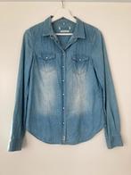Licht blauw spijker blouse, maat 34, Ophalen of Verzenden, Zo goed als nieuw, Maat 34 (XS) of kleiner, Blauw