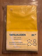 Geel Tafelkleed 220x140cm - Nieuw in verpakking, Ophalen of Verzenden, Nieuw, Overige typen