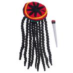 Rasta set 2-delig nu van € 7,25 voor € 4,00, Ophalen of Verzenden, Nieuw, Kostuum, Carnaval