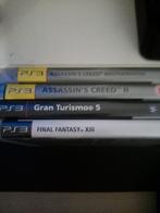 PS3 Games: Assassin's Creed, Gran Turismo, Final Fantasy, Avontuur en Actie, Online, Gebruikt, 1 speler