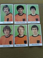 6 voetbalplaatjes Ned.elftal 1980 Rep,Tahamata,v.Breukelen, Ophalen of Verzenden, Zo goed als nieuw, Poster, Plaatje of Sticker