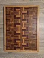 Handgemaakte kopshout snijplank - Chaos patroon, Huis en Inrichting, Keuken | Keukenbenodigdheden, Ophalen of Verzenden, Nieuw