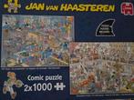 Jan van haasteren 2x1000, Hobby en Vrije tijd, Denksport en Puzzels, Ophalen of Verzenden, 500 t/m 1500 stukjes, Zo goed als nieuw