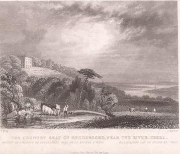 The country seat of Rhederoord, near the river IJssel, 1837 beschikbaar voor biedingen
