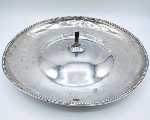 Antieke zilveren collecteschaal, Vilahur, Spanje, 17e eeuws?, Antiek en Kunst, Antiek | Goud en Zilver, Zilver, Verzenden