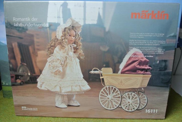 marklin 16111 heidi ott poppenwagen, Verzamelen, Poppen, Zo goed als nieuw, Overige typen, Ophalen of Verzenden