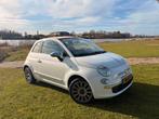 Fiat 500 Cabrio | Nieuwe APK | Onderhouden, Auto's, Fiat, Voorwielaandrijving, 4 cilinders, Wit, Bruin