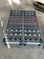 Tempur schotel bodems 2 stuks 80x200 op kunstof poten, Wit, Tweepersoons, Ophalen of Verzenden, Zo goed als nieuw