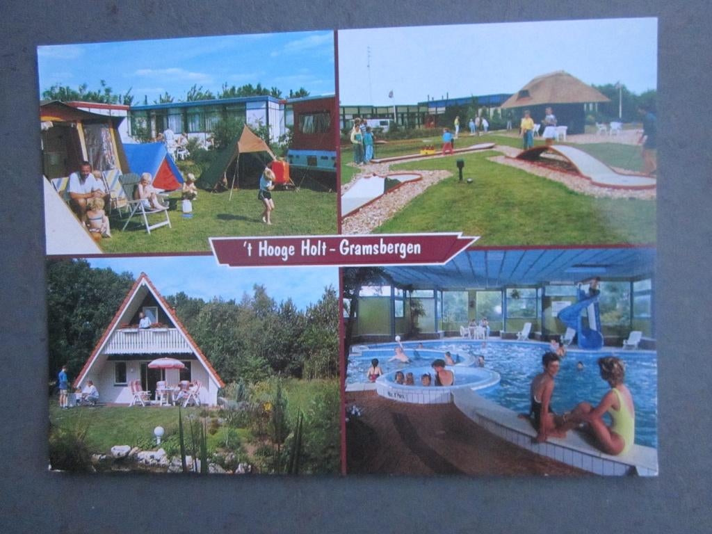 Gramsbergen, 't Hooge Holt/zwembad/midgetgolf, Verzenden, 1980 tot heden, Gelopen, Noord-Brabant