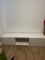 Wit Hoogglans TV Meubel, Huis en Inrichting, Kasten | Televisiemeubels, Ophalen, Kunststof, Gebruikt, 150 tot 200 cm