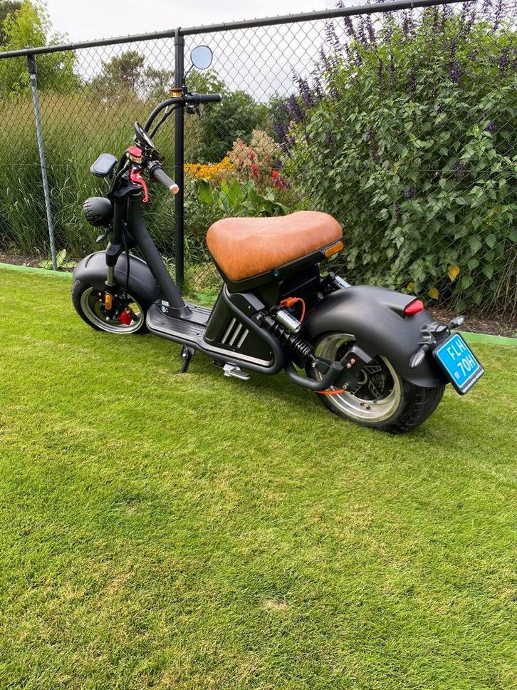 E chopper 4.0 pro zwart 25km/H, Fietsen en Brommers, Elektrische fietsen, Zo goed als nieuw, Overige merken, 50 km per accu of meer