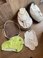 2x Doomoo babyzitzakken, wiegframe, zitvlakken, trappelzak, Huis en Inrichting, Zitzakken, Ophalen, Gebruikt, Bruin, Zitzak