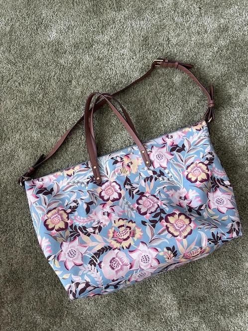 Ralph Lauren weekendtas met toilettas waterdicht bloemenprin, Sieraden, Tassen en Uiterlijk, Tassen | Reistassen en Weekendtassen