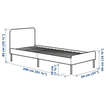 Ikea Slattum bedframe (1 persoon) - afbeelding 2