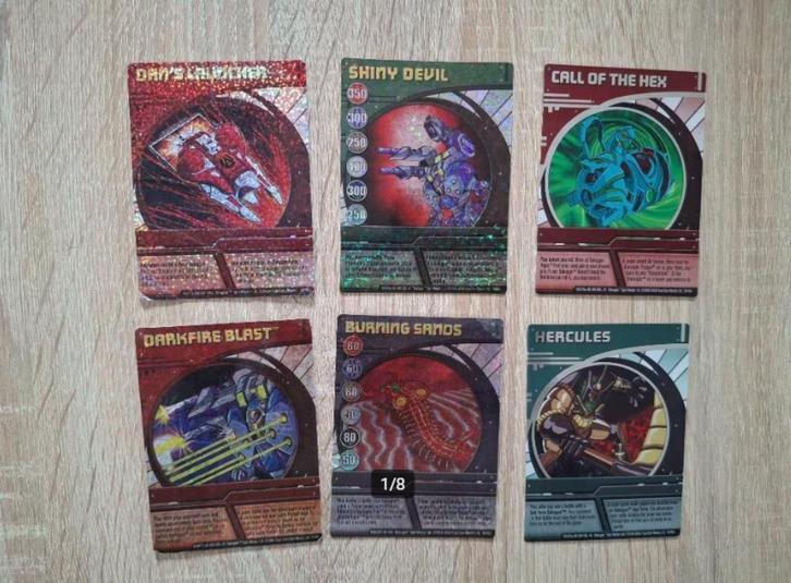 Bakugan kaarten en 3d effect posters - LAATSTE KANS, Verzamelen, Film en Tv, Gebruikt, Foto of Kaart, Ophalen of Verzenden
