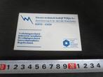 sticker Winschoten Electro Technisch bedrijf Wiltjer bv, Verzamelen, Stickers, Ophalen, Zo goed als nieuw, Bedrijf of Vereniging