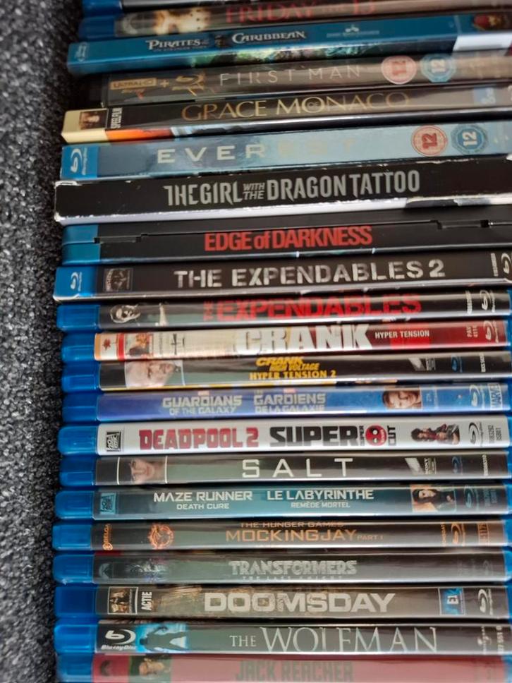 Blu-ray collectie grote partij- Actie, Sci-Fi, Thriller etc., Cd's en Dvd's, Blu-ray, Gebruikt, Thrillers en Misdaad, Ophalen of Verzenden