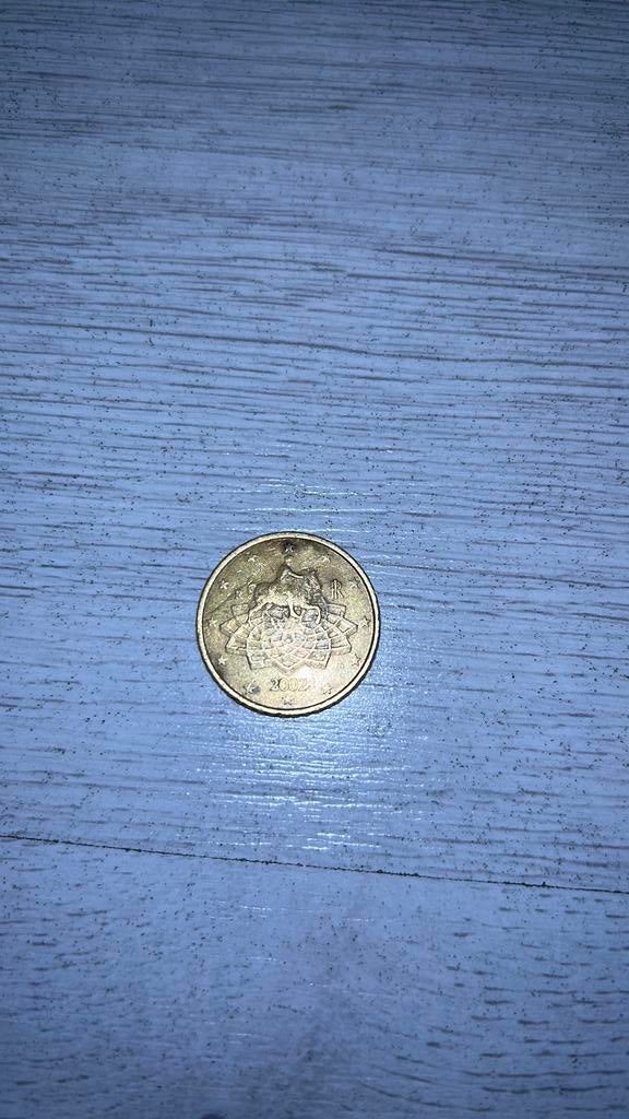 Italie munt 50 cent, Ophalen of Verzenden, Italië, 50 cent, Losse munt