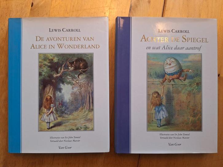 Alice in Wonderland & Achter de Spiegel - Lewis Carroll, Boeken, Literatuur, Gelezen, Nederland, Ophalen of Verzenden