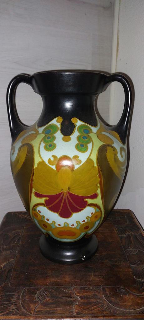 Grote Ajour Vaas - Nederland - 38cm, Antiek en Kunst, Antiek | Vazen, Ophalen of Verzenden