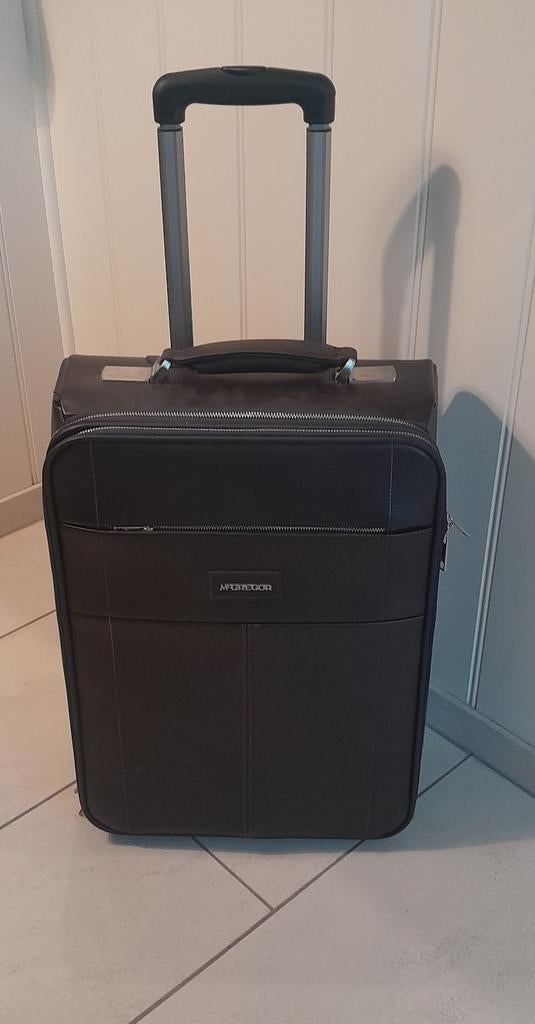 Luxe McGregor leren rolkoffer in nieuwstaat, Sieraden, Tassen en Uiterlijk, Koffers, Zo goed als nieuw, Leer, 50 tot 60 cm, 35 tot 45 cm