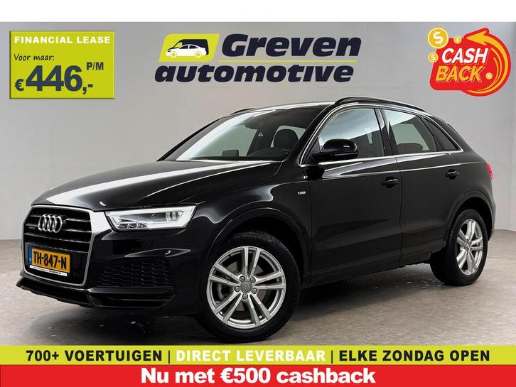 Audi Q3 2.0 TFSI Quattro 221PK S-line | Camera | Cruise | Le, Auto's, Audi, Bedrijf, Te koop, Q3, 4x4, ABS, Achteruitrijcamera