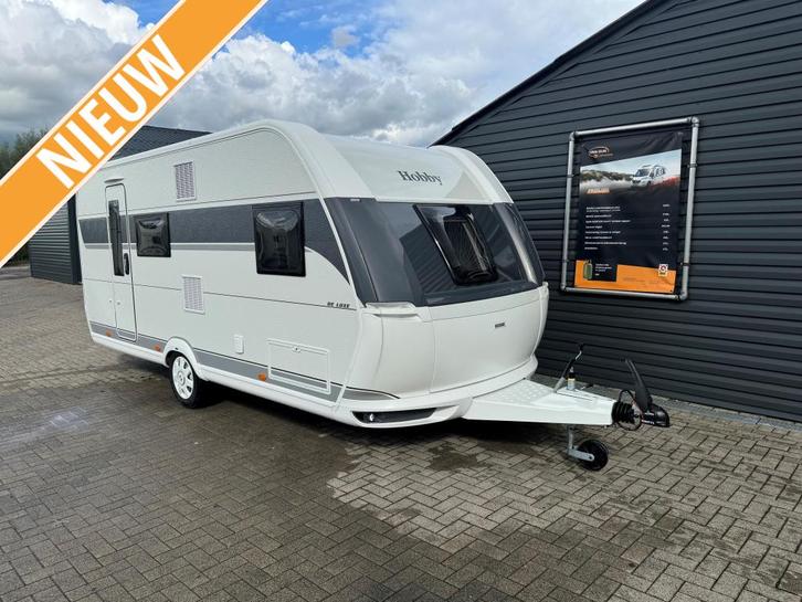 Hobby De Luxe 490 KMF 2025 zware as, vloer verwarming etc, Caravans en Kamperen, Caravans, Bedrijf, tot en met 5, 1000 - 1250 kg