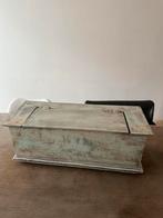 Kleine kist met klep, Teakhout, Nieuw, Minder dan 50 cm, Ophalen of Verzenden
