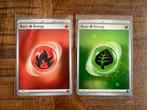 Pokemon Fire en Grass Energy, Hobby en Vrije tijd, Verzamelkaartspellen | Pokémon, Foil, Ophalen of Verzenden, Zo goed als nieuw