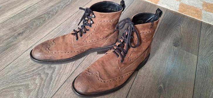 Van Bommel schoenen, Kleding | Heren, Schoenen, Gedragen, Boots, Bruin, Ophalen of Verzenden