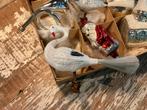 ANTIEKE KERSTBAL GROTE OOIEVAAR, Ophalen of Verzenden, Gebruikt