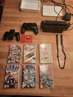 grijze nintendo switch met 7 spellen, Ophalen, Met games, Zo goed als nieuw, Switch Original