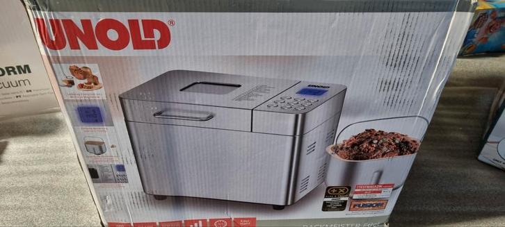 Unold 68456 broodbak machine, Witgoed en Apparatuur, Broodbakmachines, Nieuw, 800 tot 1200 gram deeg, Kijkvenster, Meer dan 10 programma's