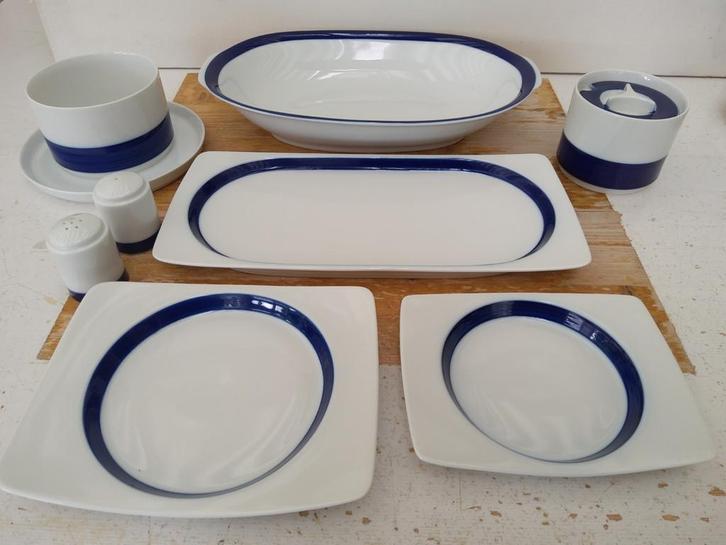 Thomas Form 200 ABC Brushed Cobalt - vele delen, Antiek en Kunst, Antiek | Servies los, Ophalen of Verzenden