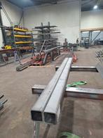 Koker 100x100x8 lengte 2200mm gestraald, 2 stuks, Ophalen, Zo goed als nieuw